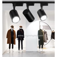 Hot sales led track light cob spotlight 12w 20w 30w clothing store spotlight