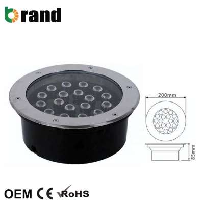 AC85-265V 160*90mm Round LED Underground Light 12w LED Inground Light