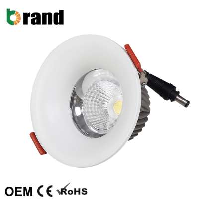 High Power Aluminum Housing Recessed COB 10 Watt LED Downlight 100lm/W CRI>80