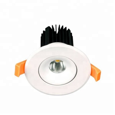 High Lumen RA>80 AC85-265v 8w Diameter 90mm Cut Out 75mm 2700k Warm White COB LED Downlight