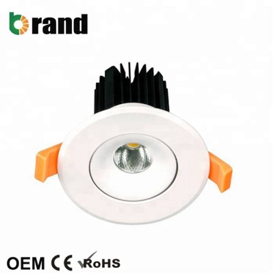 Aluminum High Quality 10W 15W 10 Degree 15 Degree LED COB Narrow Beam Angle Downlight