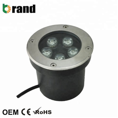 Ac220v Aluminium Housing 6w 9w 12w 18w 24w Recessed LED Inground Light Outdoor Lighting LED Underground Light