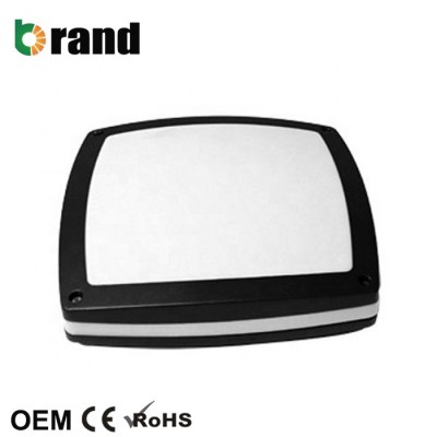 White And Black Color Square LED Bulkhead Light IP65 Wall Lamp 30w Diameter 300mm